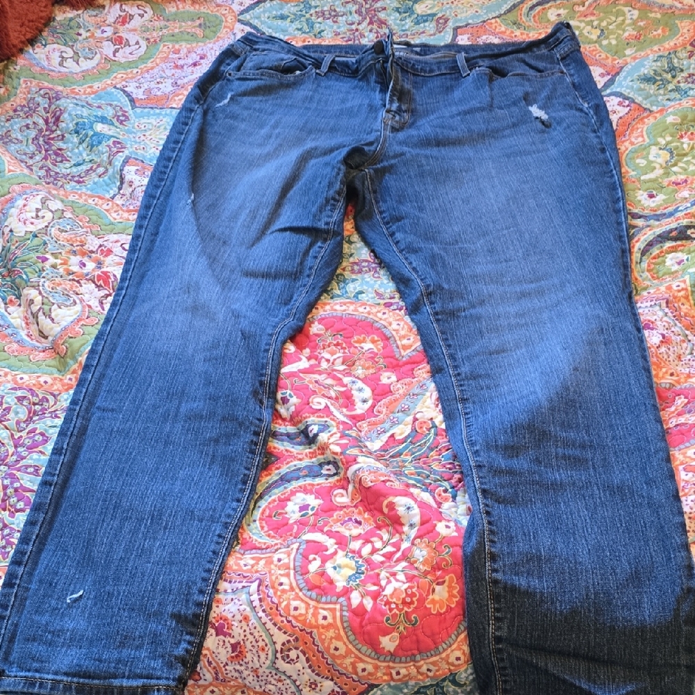 Old Navy Women's Dark Blue Skinny Jeans